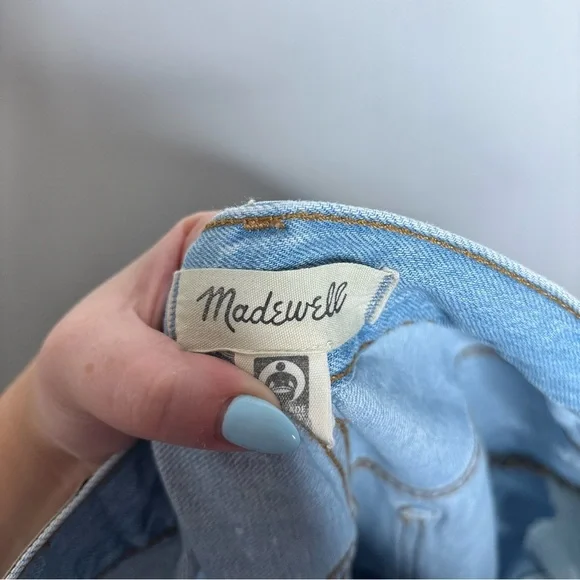 Madewell The Perfect Vintage Wide-Leg Crop Jean size 32 - Picture 8 of 15